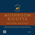 Mushroom Ricotta Frozen Ravioli 14 oz